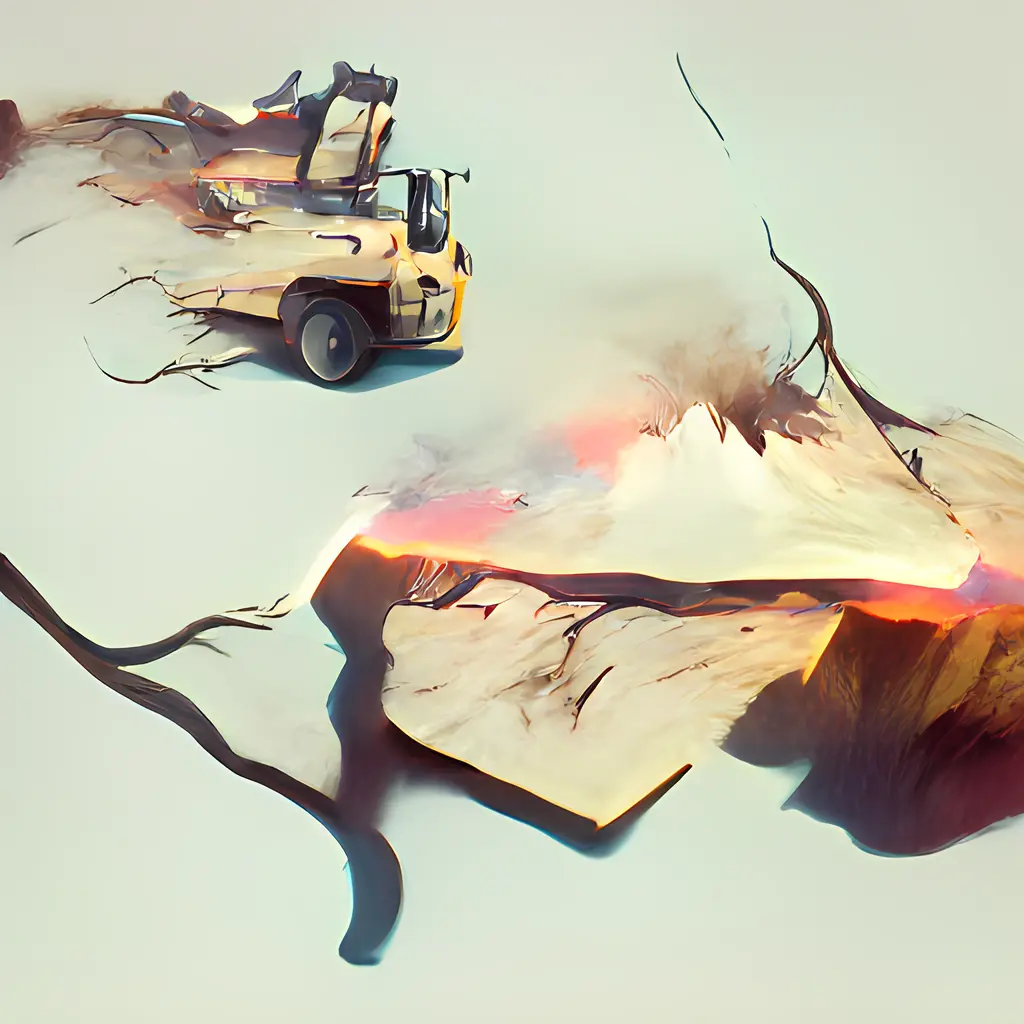 ai generated scene of a clear cut