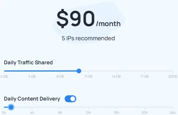 HoneyGain - Minimum common income using 5 IPs