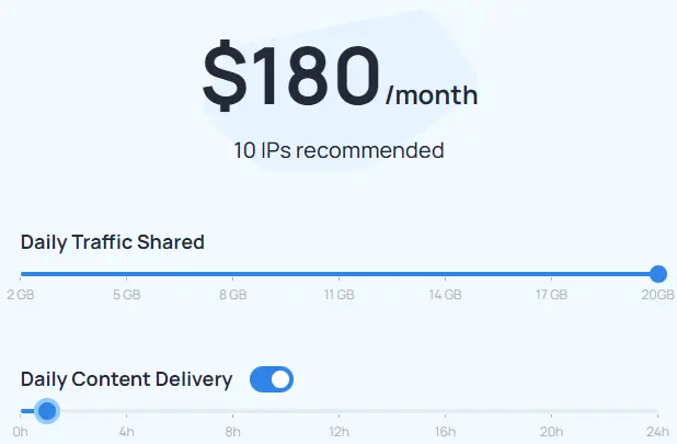 HoneyGain - Minimum common income using 10 IPs
