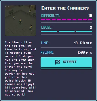 RollerCoin - Minigame Enter The Chainers - Description