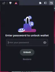 Unlock your wallet