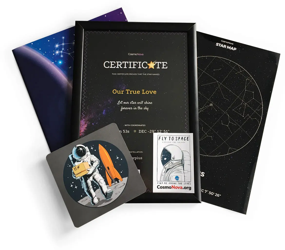Adopt a Star Online with Cosmo Nova product image