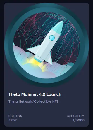 NASA / Theta Mainnet 4.0 Launch NFT