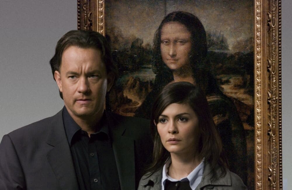 Tom Hanks and Audrey Tautou in The Da Vinci Code