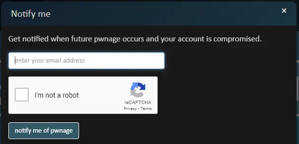 pawnage notification