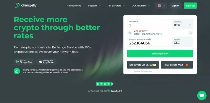 Changelly Exchange