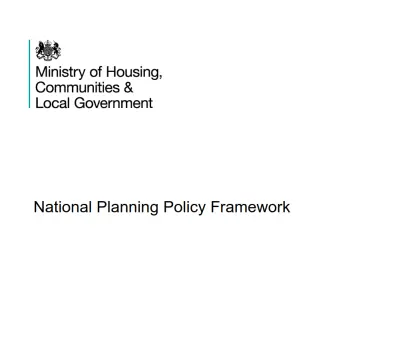national planning policy framework