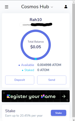 Keplr Wallet Desktop Extension
