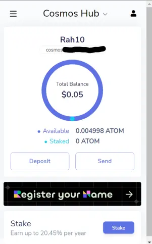 Keplr Wallet Desktop Extension