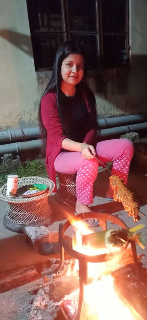 Me enjoying Magh Bihu