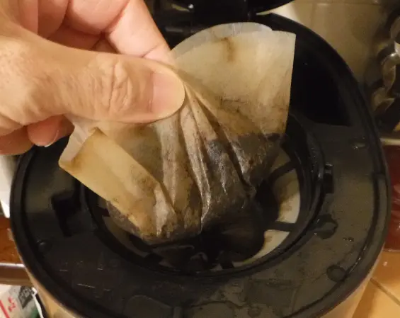 Paper Coffee Filter Removal