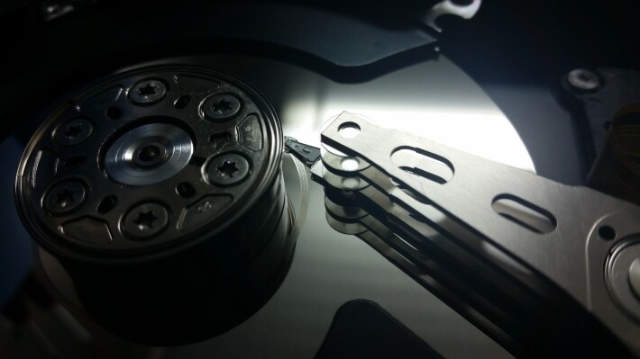 inside hard drive