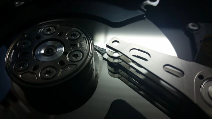 inside hard drive
