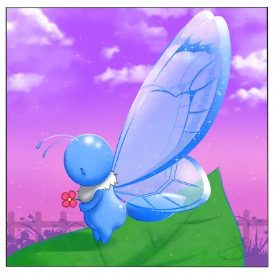 Glasswing Butterfly