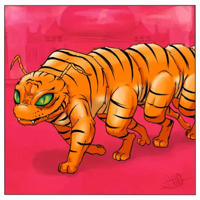 Indian Tiger Centipede