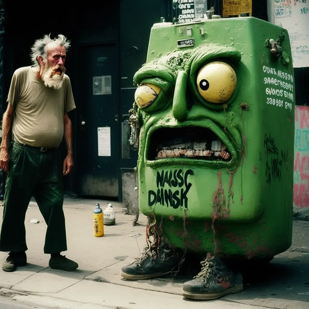Delirium at the Bottle Bank | Delirium am Altglascontainer