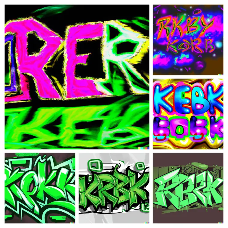 Artificial Intelligence graffiti