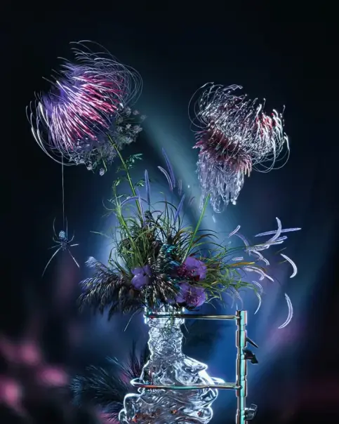 Floral work of art