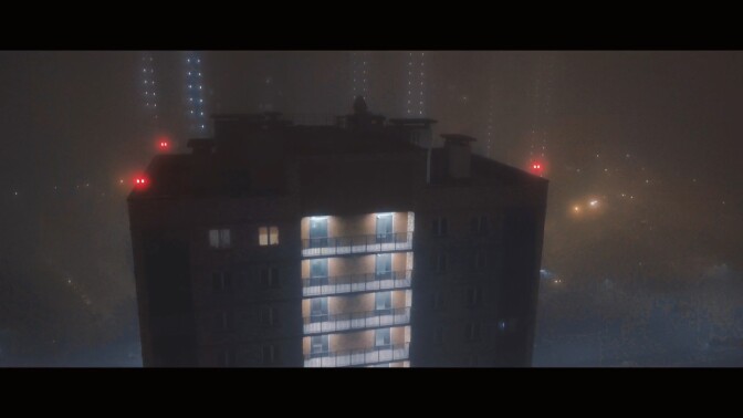 There was fog last night