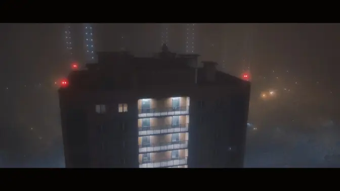 There was fog last night