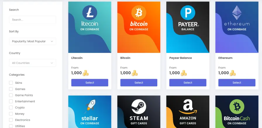 Payout Methods