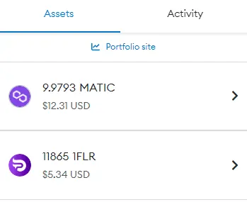 MetaMask assets