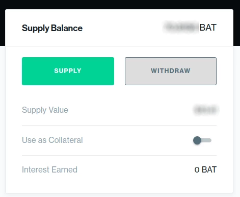 CompoundSupplyBalance