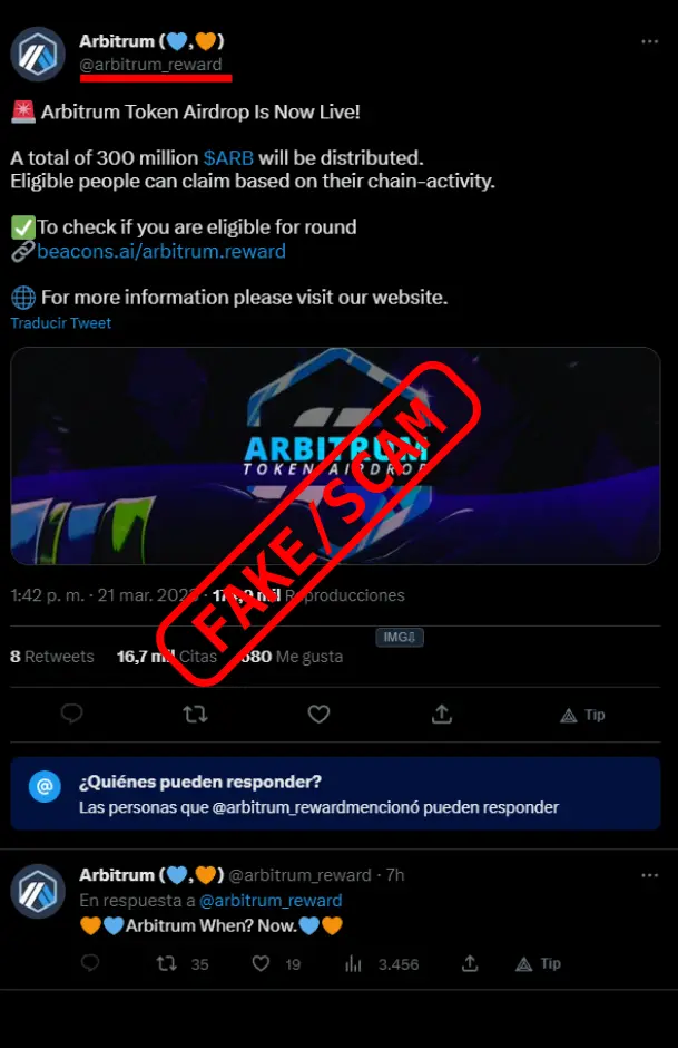 Arbitrum Scam1