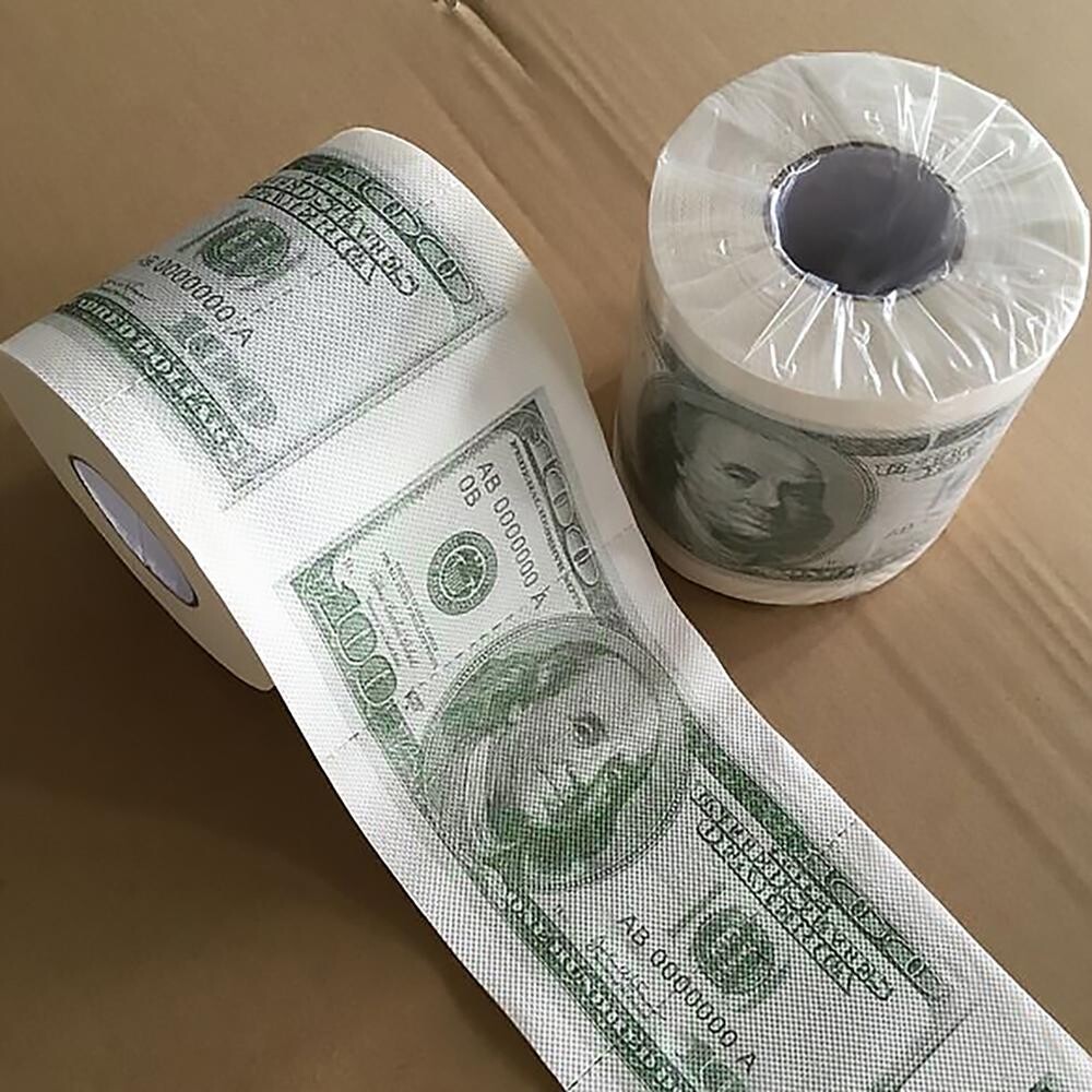 US Dollar toilet paper