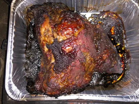 Our yummy looking brisket