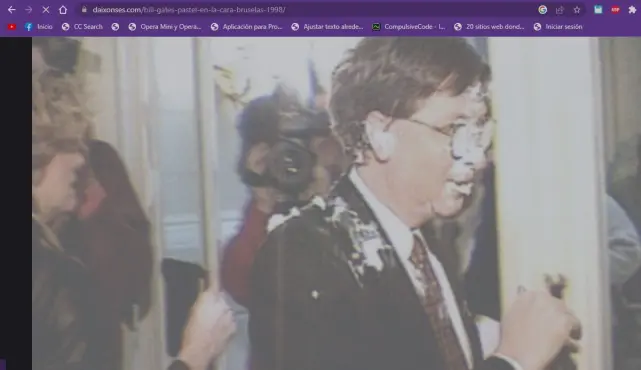 Pastelazo a Bill Gates