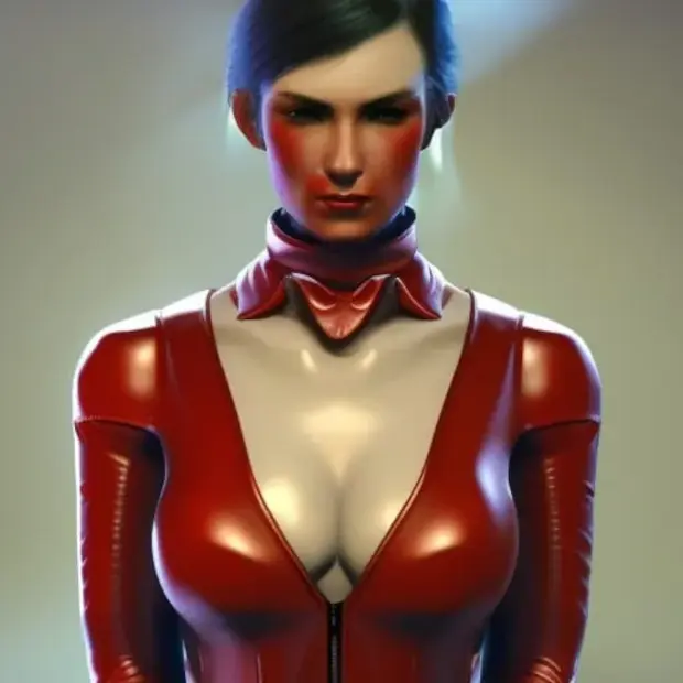 Woman in Red (3D Game)