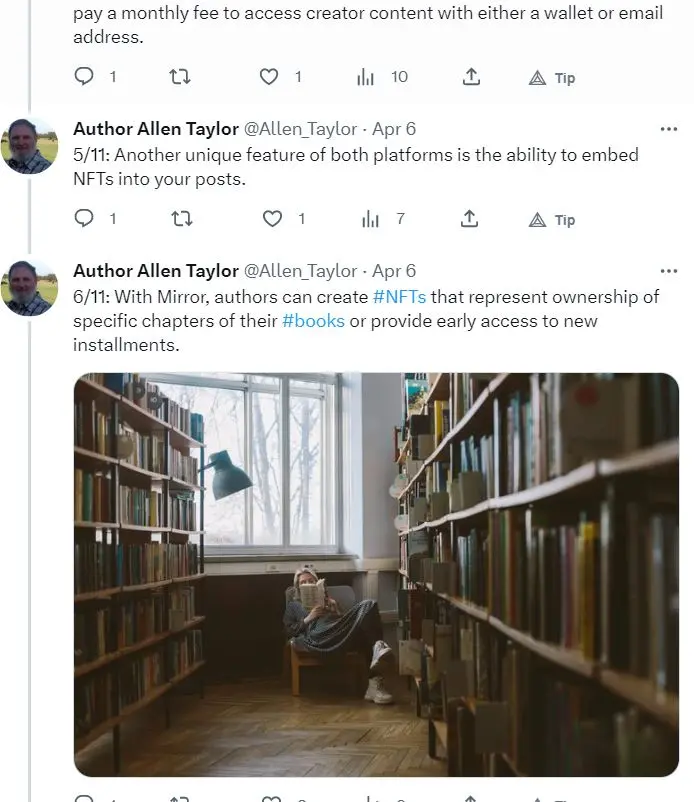 Twitter thread chatgpt paragraph mirror