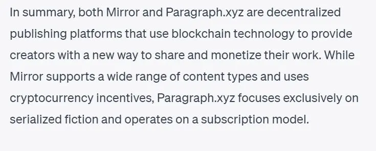 Paragraph Mirror chatgpt