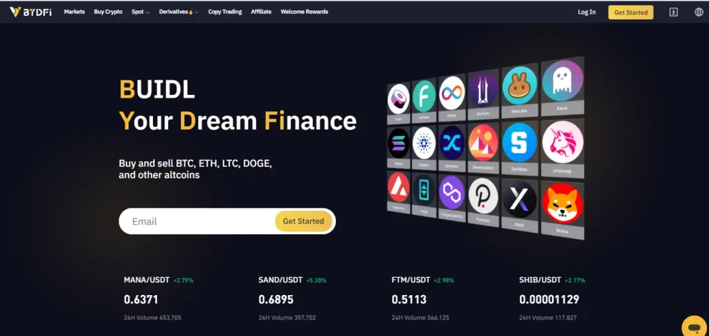 BYDFi Web