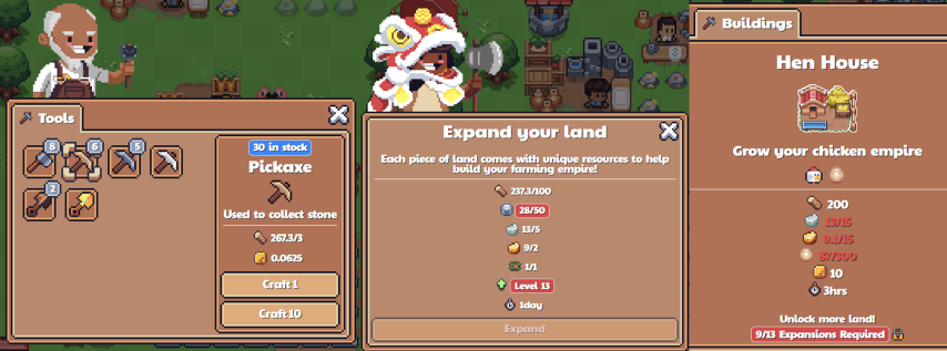 tools land building