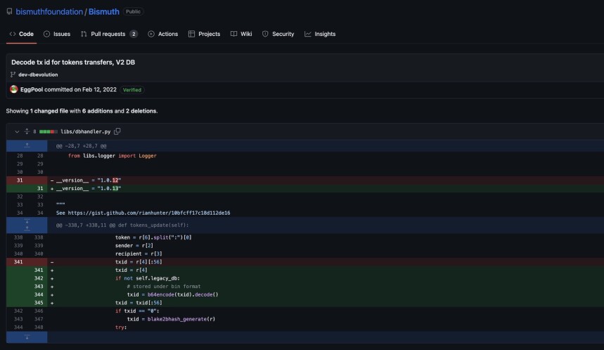 Bismuth Blockchain v2