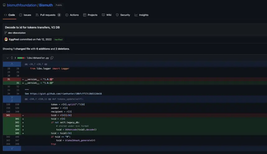 Bismuth Blockchain v2