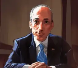 Gary Gensler of SEC by Along Tusk