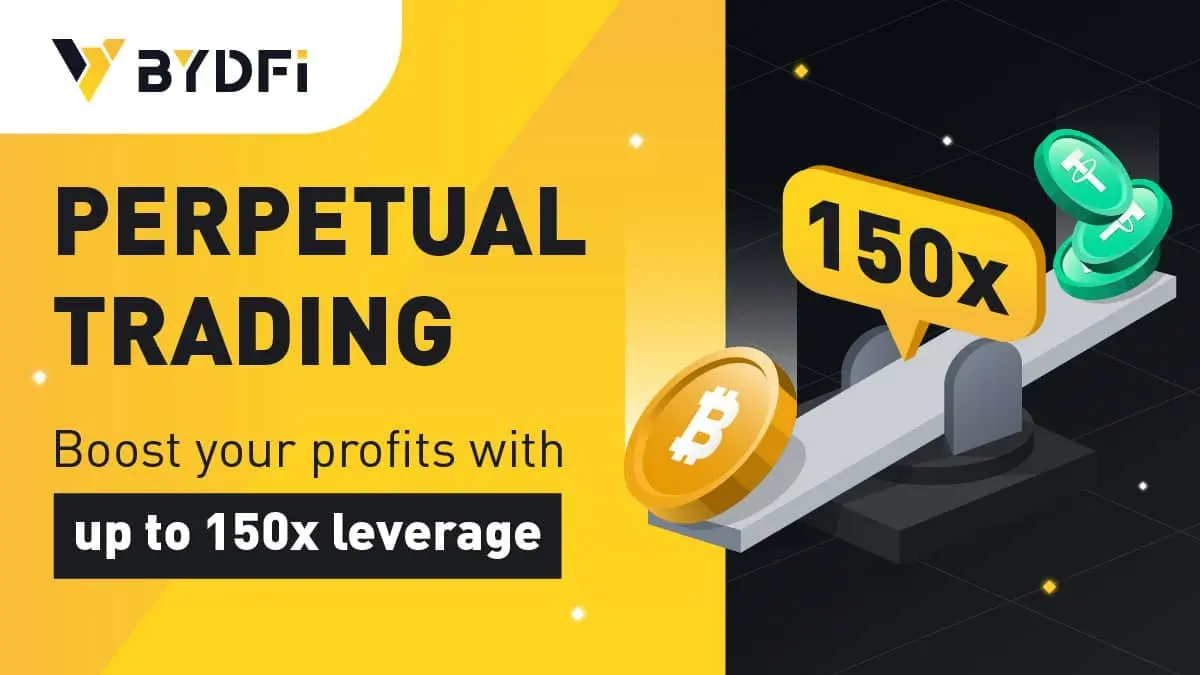 BydFi Perpetual Trading Up To 150x Leverage