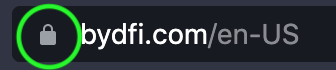 SSL Encryption lock