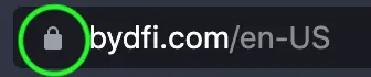 SSL Encryption lock