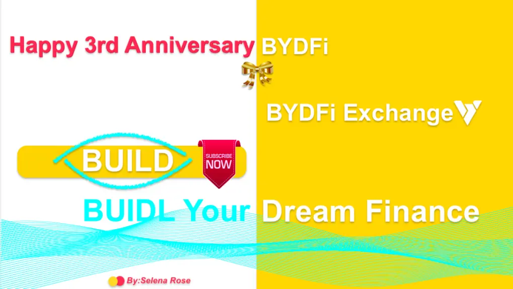 🌸Happy 3rd Anniversary BYDFi!🌸