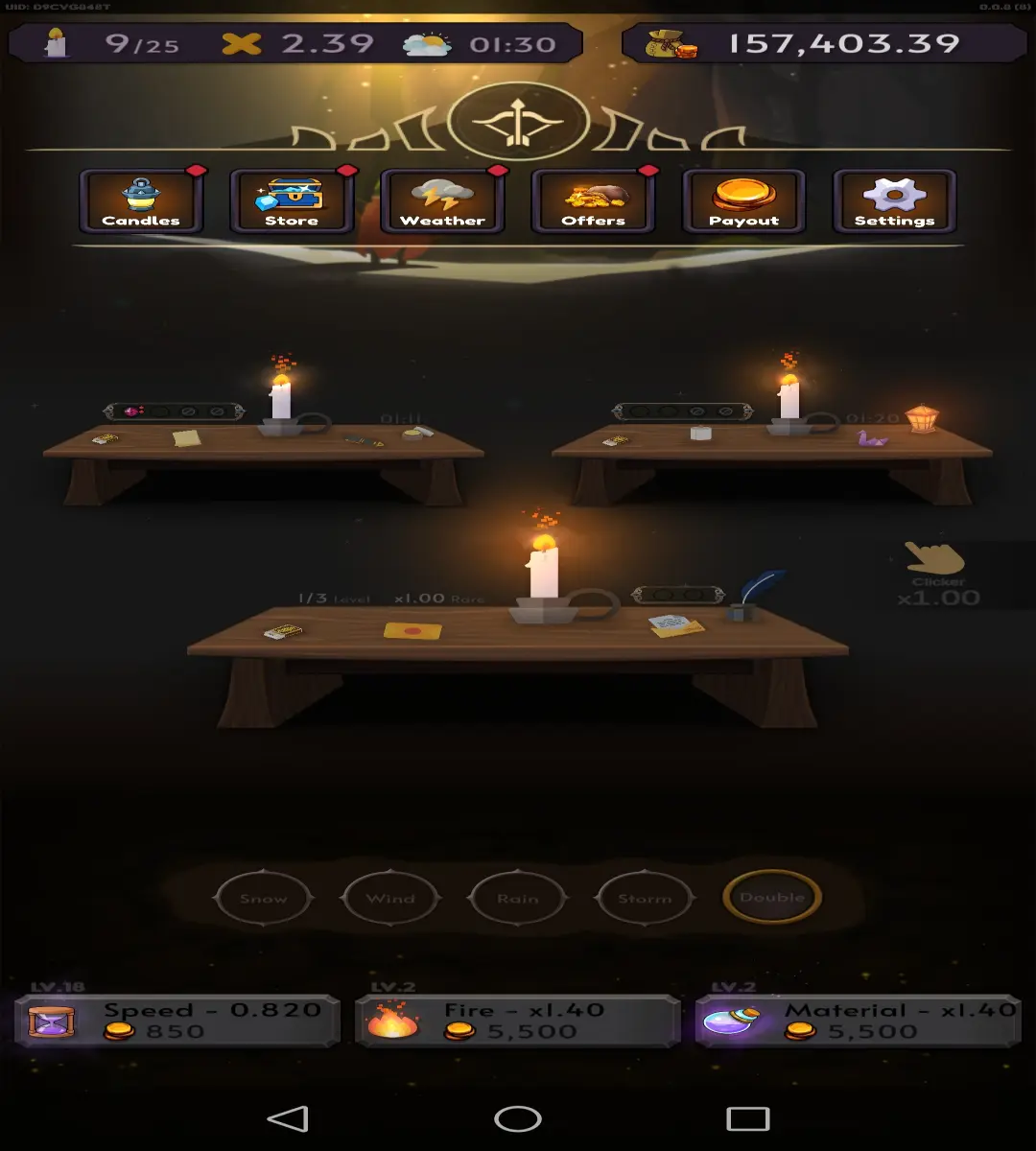 candle clicker idle app review