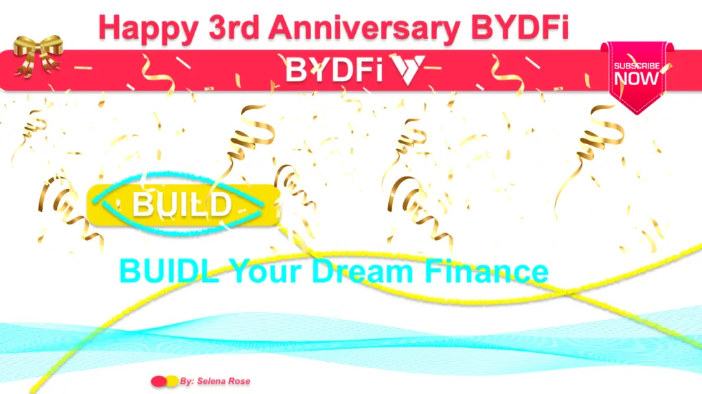 🌸Happy 3rd Anniversary BYDFi!🌸