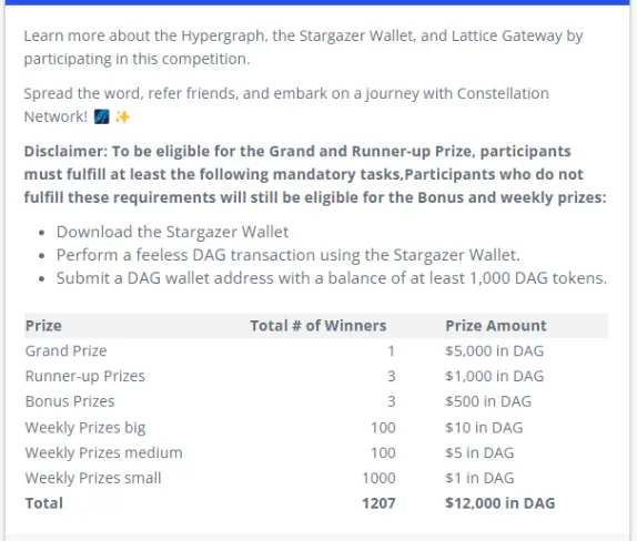 Gleam competition rules