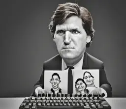 Tucker Carlson by Along Tusk