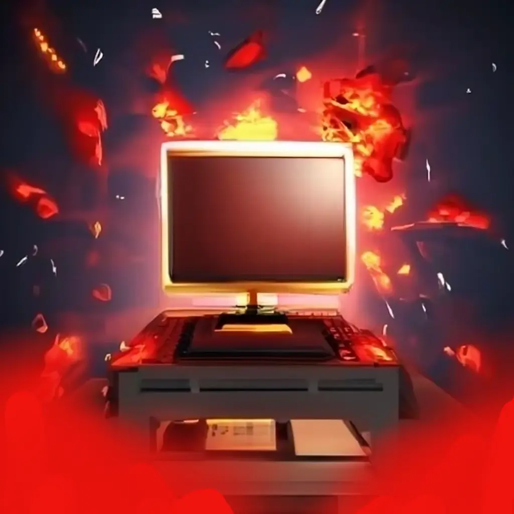 Exploding PC by Along Tusk