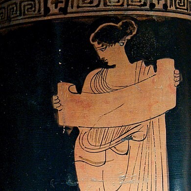 https://en.m.wikipedia.org/wiki/File:Muse_reading_Louvre_CA2220_(cropped).jpg