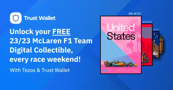 McLaren F1 & Trust Wallet Free NFT Series